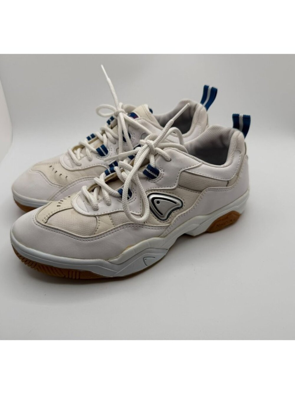 Head Sonic Low Racquetball Sneakers Women Size 8.5M White/Blue Indoor Shoes